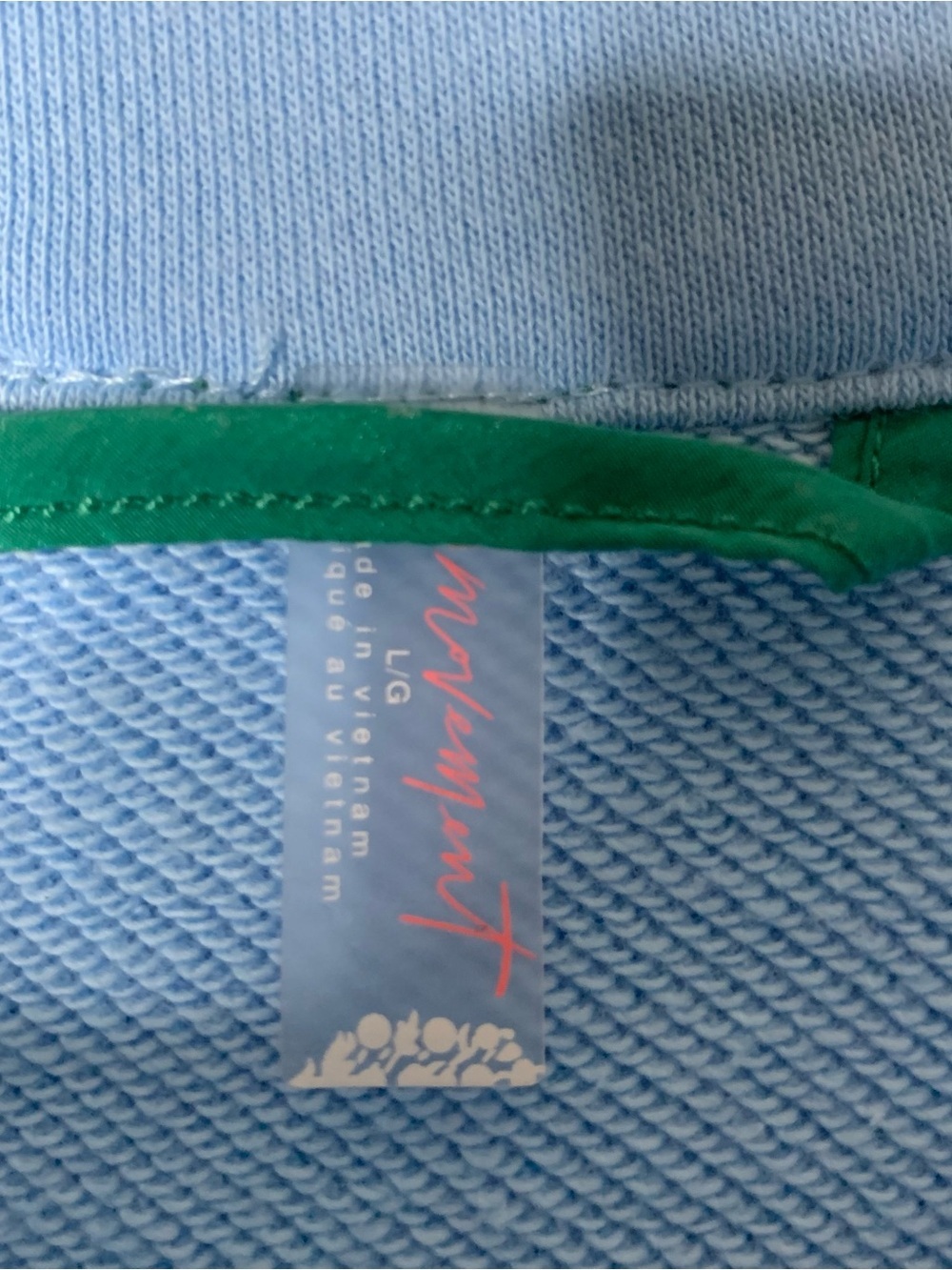 FP Movement Womens world tour sweatshirt in blue combo L - Picture 7 of 10